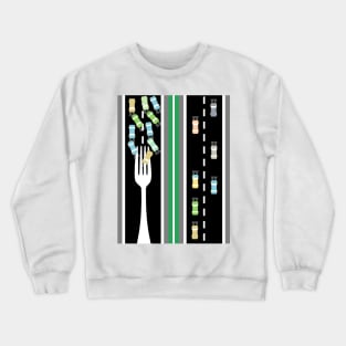 Fork in the road Crewneck Sweatshirt